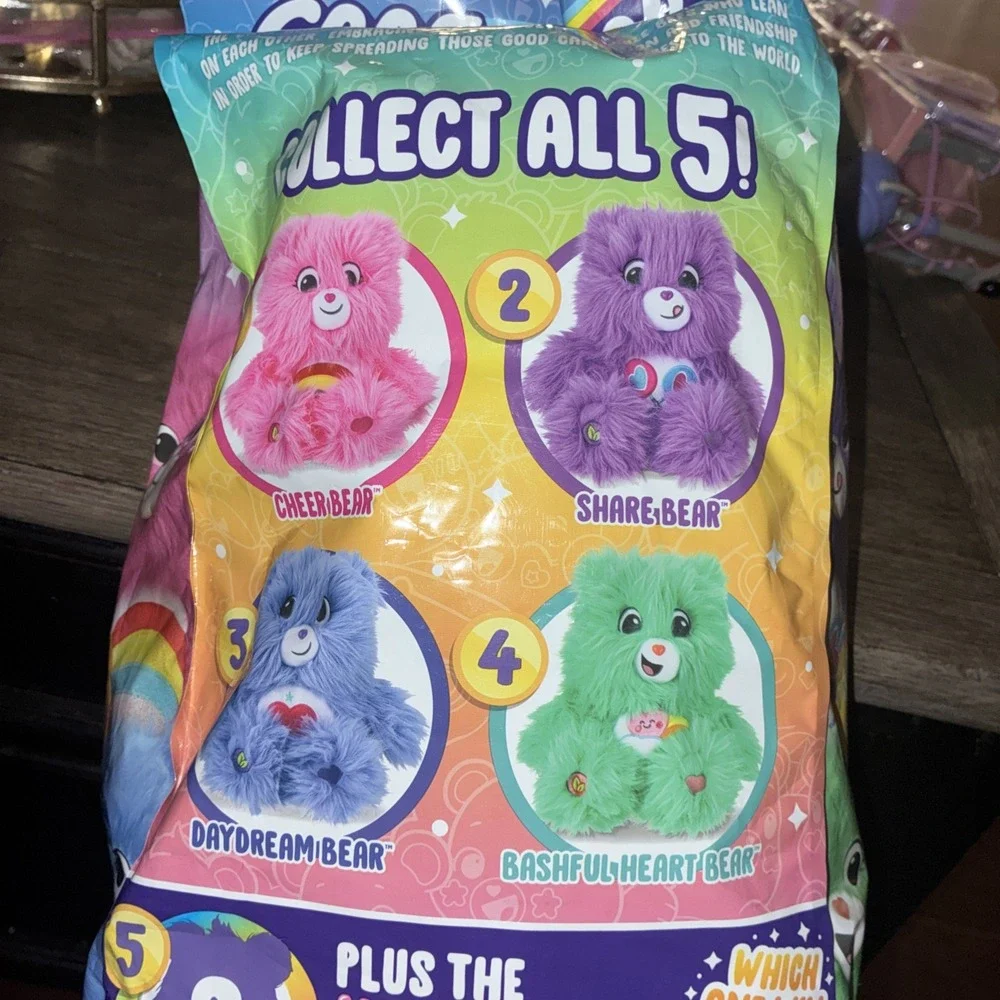 Care Bears Medium Size Super Fuzzy Blind Bag Plush New Stuffy SEE DETAILS
